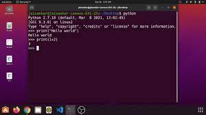 run python program on ubuntu terminal
