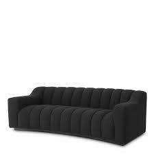 kelly sofa s boucle black eichholtz