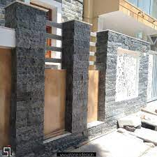 Boundary Wall Tiles Stone Wall Design