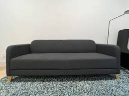 ikea linanÄs sofa couch vissle dark