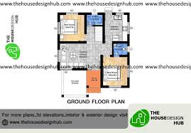 2 Bedroom House Plan In 850 Sq Ft