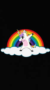 dabbing unicorn dab rainbow colour