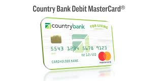 Debit cards are issued in collaboration either. Mastercard Chip Card Country Bank