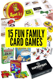 15 fun family card games as voted by
