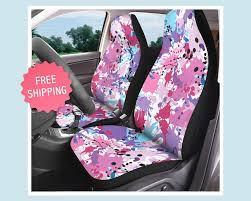 Pink Camo Car Seat Cover