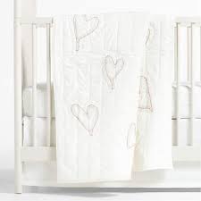 Clay Heart Organic Baby Bedding Crate