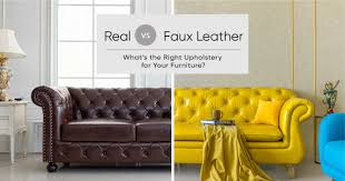 leather furniture real vs faux what