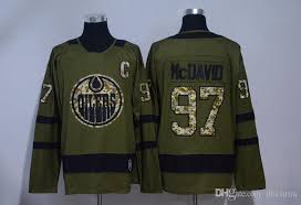The oilers will wear orange at home every game starting in the fall. 2021 New Edmonton Oilers Jerseys 97 Mcdavid Jersey 2017 New Hockey Jerseys Olive Color Army Camo Size 48 56 All Jerseys From Dhchina 26 53 Dhgate Com