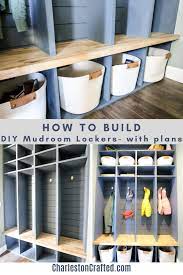 How To Build Diy Mudroom Lockers With