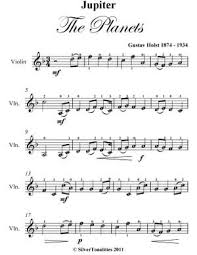 Easy christmas sheet music for violin. Jupiter The Planets Easy Violin Sheet Music Ebook By Gustav Holst 1230004090687 Booktopia