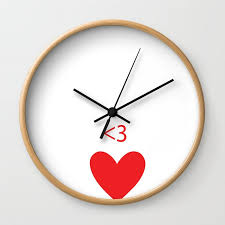 Funny Math Formula Valentine Wall Clock