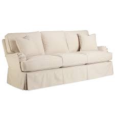 Kendal Kickpleat Slipcover Sofa Luxe