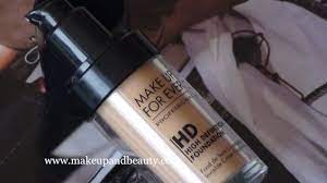 make up for ever hd foundation review