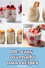 healthy overnight oats carmy easy