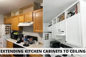 Diy Extending Kitchen Cabinets To The
