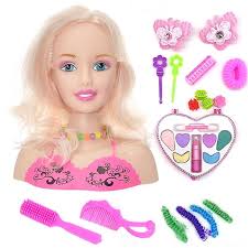 half body hairstyle makeup doll with