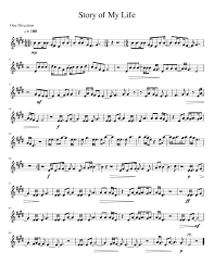 The pop songs violin sheet music below are the ones i have found online, and the ones that you can even find them yourselves. Story Of My Life One Direction Sheet Music For Violin Solo Musescore Com