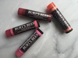 burt s bees tinted lip balm in pink