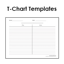 T Chart Template Word Process Map Template Word
