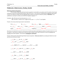 49 balancing chemical equations worksheets with answers. Click Here For Unit 4 Answer Key
