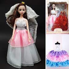 Hộp đồ chơi Búp bê Barbie có khớp cô dâu cho bé – Shop Bé Trẻ Thơ