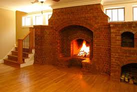 how to clean brick fireplace kitchen