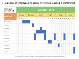 Hr Calendar Of Employee Engagement Activities Mapped In
