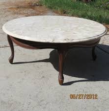 french provincial marble top coffee
