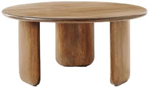 Anton Solid Wood Coffee Table Round