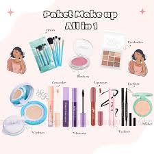 paket set makeup kosmetik lengkap 1