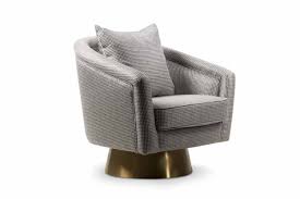 Gemma Swivel Chair Fabric Accent