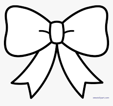 cute bow black white clip art bow