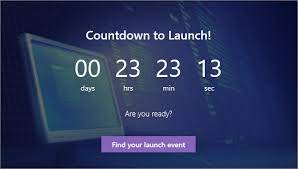 use the countdown timer web part