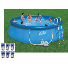 Your own backyard swimming pools at walmart one now is an ecommerce. Intex 18 X 48 Easy Set Swimming Pool Kit W 1500 Gph Gfci Filter Pump 26175eh Walmart Com Walmart Com