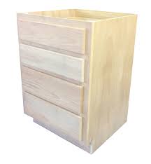 They are never as deep. Unfinished Base Cabinets All Drawers Unfinished Bathroom Vanity Drawer Base Cabinet Unfinished Bathroom Vanities Bathroom Vanity Drawers Oak Bathroom Vanity