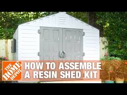 Outdoor Storage Using A Resin Shed Kit