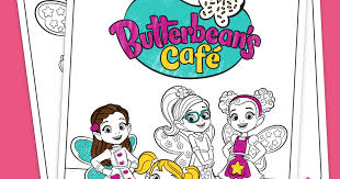 Download and print coloring pages from the fun tv show, butterbean's cafe! Meet Butterbean S Cafe Nickelodeon Parents