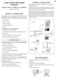 oregon scientific wmr112 user manual