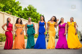 The bride is also adorned with colourful beads, which are also worn by her bridesmaids. Purchase African Wedding Outfits For Guests Up To 74 Off
