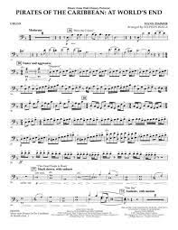 Pirates caribbean free sheet music. Music From Pirates Of The Caribbean At World 039 S End Cello By Hans Zimmer 1957 Digital Sheet Music For Orchestra Download Print Hx 96735 Sheet Music Plus