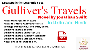 gullivers travels novel gullivers