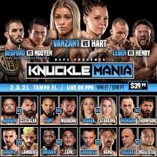 Check spelling or type a new query. Latest Bkfc 16 Fight Card Ppv Lineup For Knucklemania On Feb 5 Vanzant Vs Hart Mmamania Com