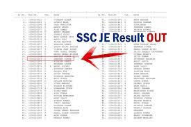 SSC JE Result 2022-2023 Cut-Off ssc.nic.in Tier 1 Result and Merit List -  All Jobs For You