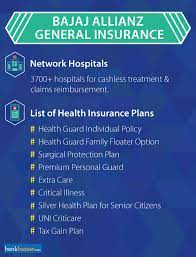 It is a micro term insurance plan that provides a return of premium. Bajaj Allianz Health Insurance Check Plans Reviews Online