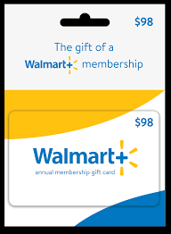 walmart annual membership gift card