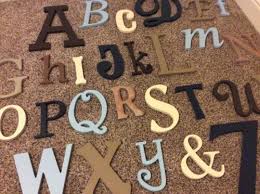 Alphabet Wooden Letter Wall Decor