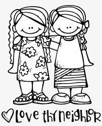 That's the question arising from this printable. Love Your Neighbor Coloring Page Love Thy Neighbor Coloring Page Png Image Transparent Png Free Download On Seekpng