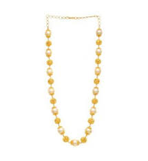 golden pearl necklace designs