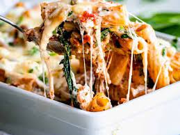 vegetable pasta bake healthy seasonal