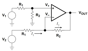 Op Amp Diffeial Amplifier Circuit